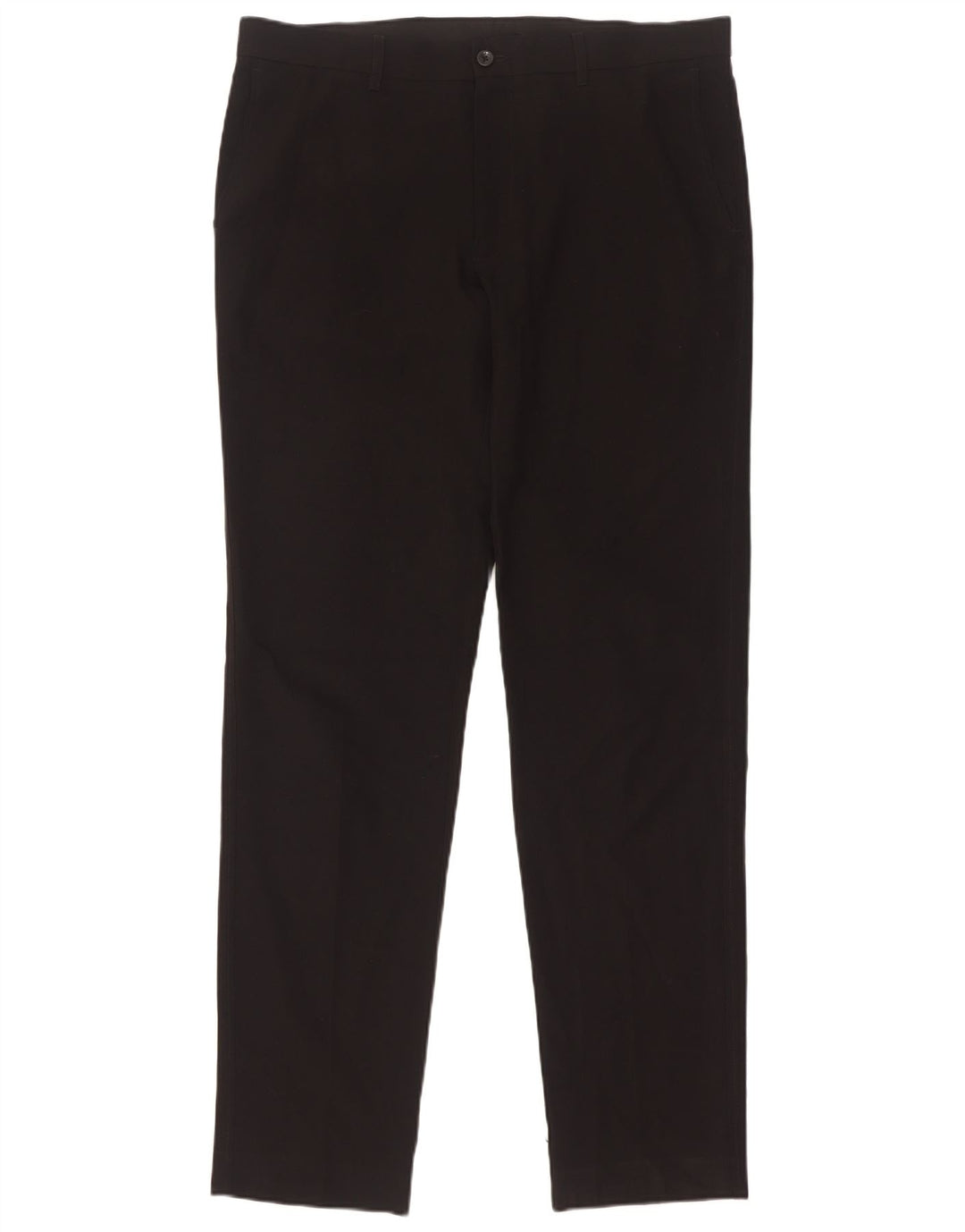 Calça Chino Slim Masculina Marks & Spencer W34 L33 Poliéster Preto
