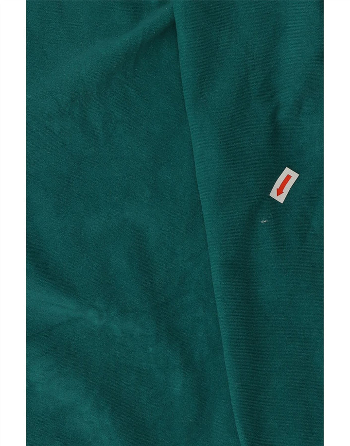 Calças de treino de veludo masculino Diadora UK 38 poliéster verde médio