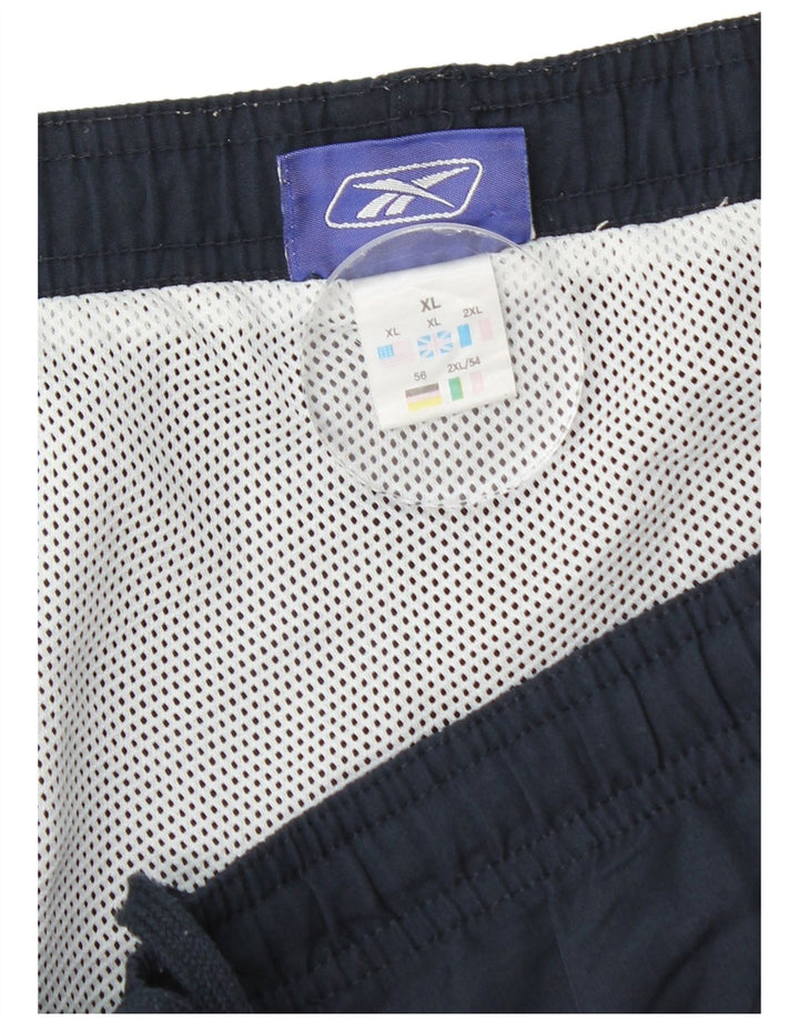 Shorts de natação masculino Reebok XL azul marinho poliéster