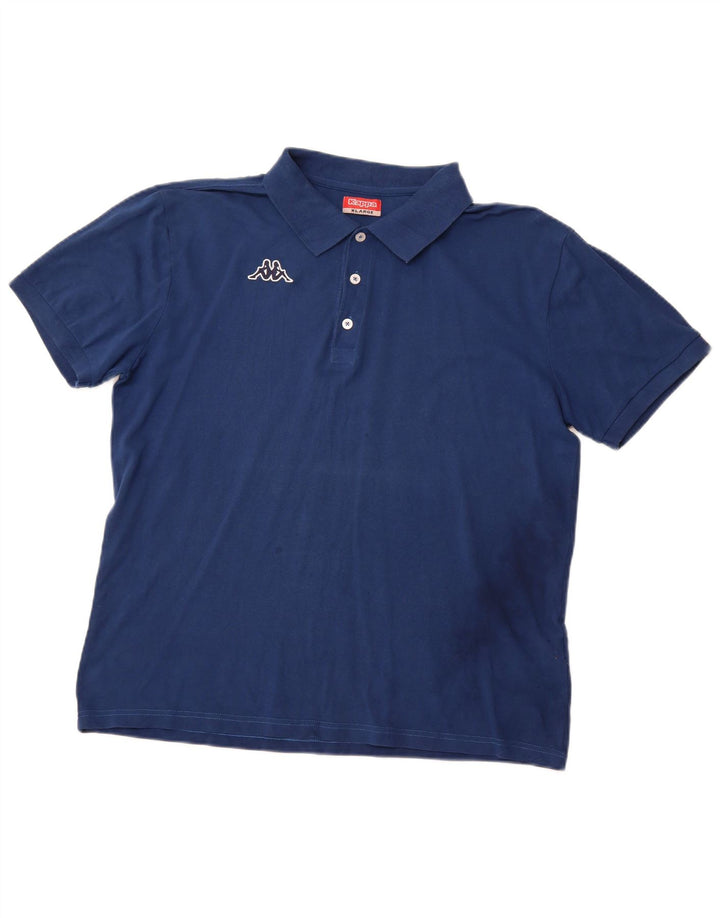 Camisa polo masculina KAPPA XL azul marinho