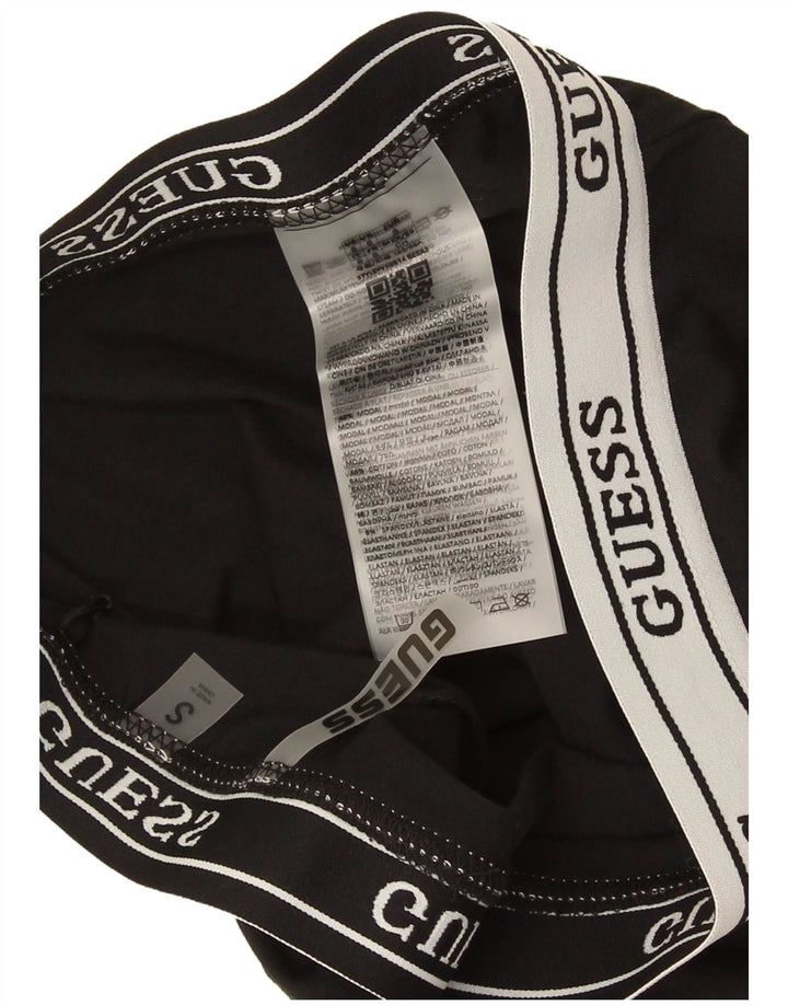 Guess Womens Capri Leggings UK 10 Pequeno Modal Preto