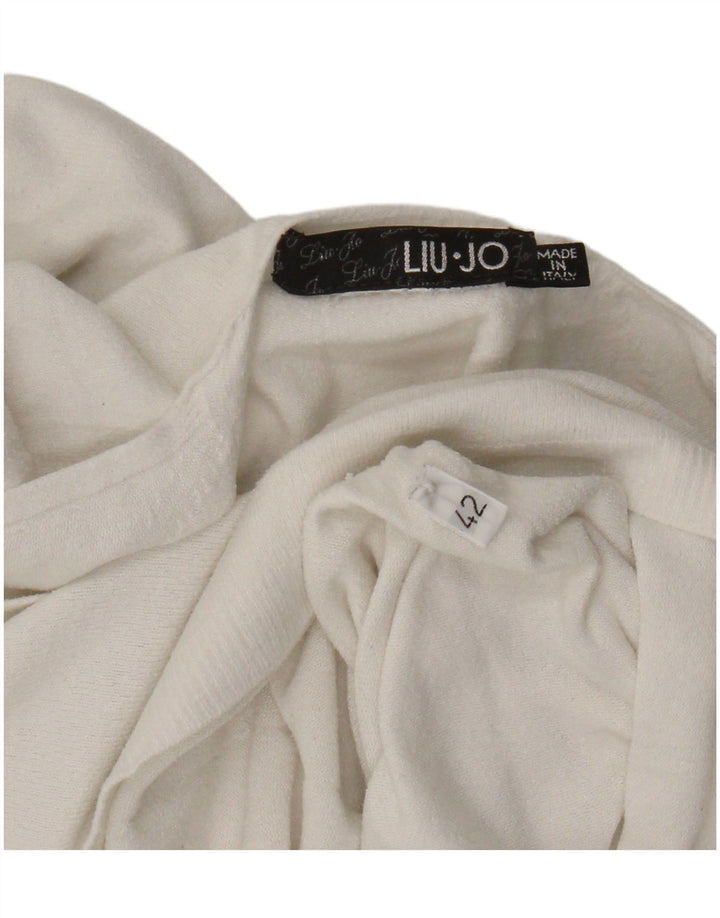 Liu Jo Top feminino manga comprida IT 42 médio branco