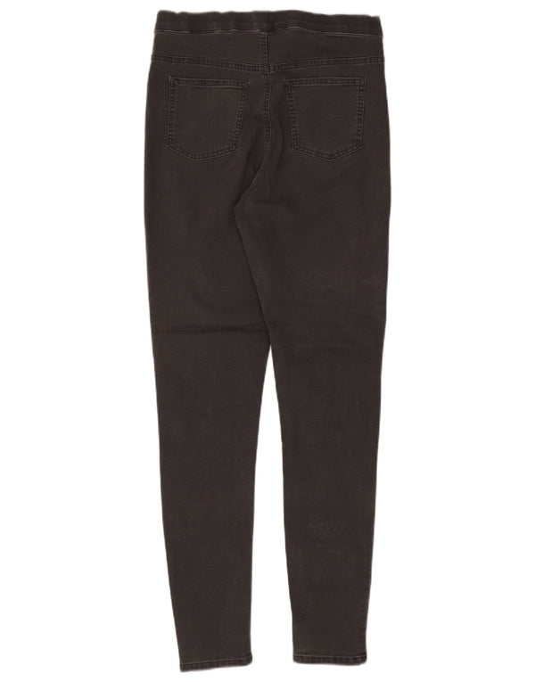 Marks & Spencer Jegging Jeans Feminino Reino Unido 12 Médio W30 L30 Algodão Cinza