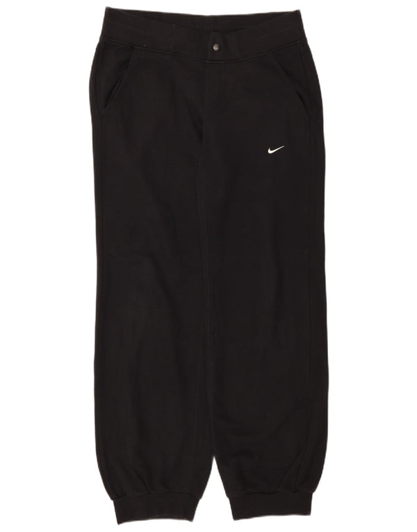 Calça de treino feminina Nike Joggers UK 10 pequeno algodão preto