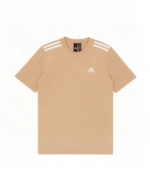 Adidas Mens Camiseta Top XS Algodão Bege