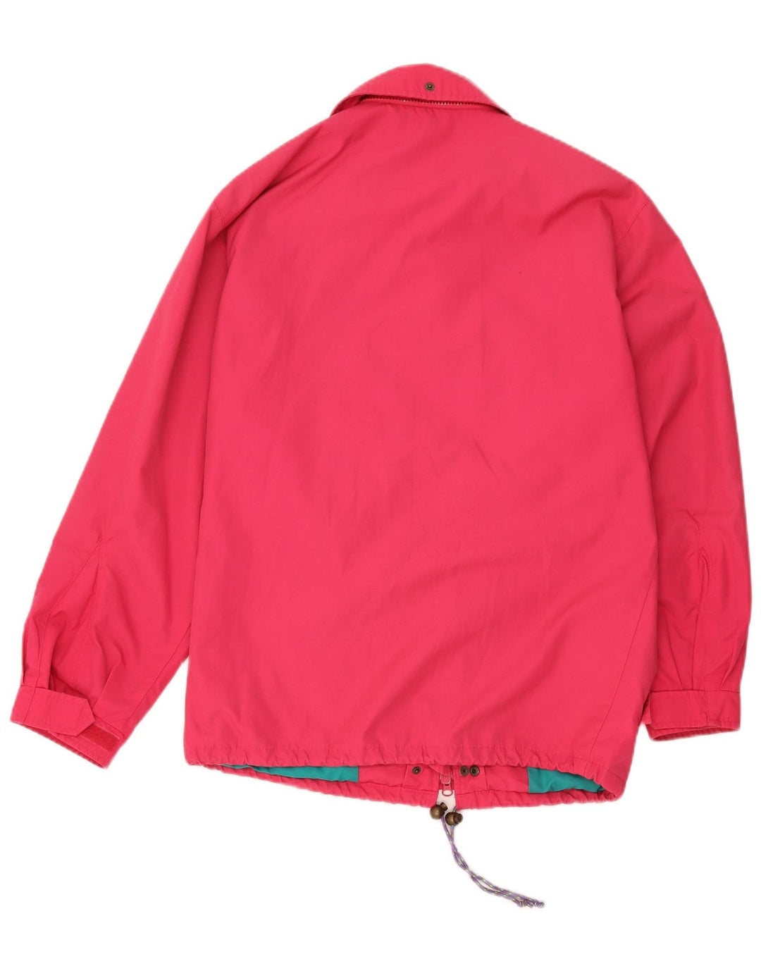 Jaqueta corta-vento feminina Fila IT 46 pequeno poliéster rosa