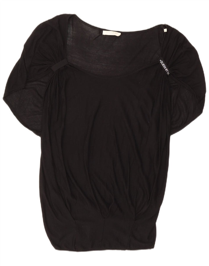 Blusa feminina GUESS BY MARCIANO UK 14 seda preta média