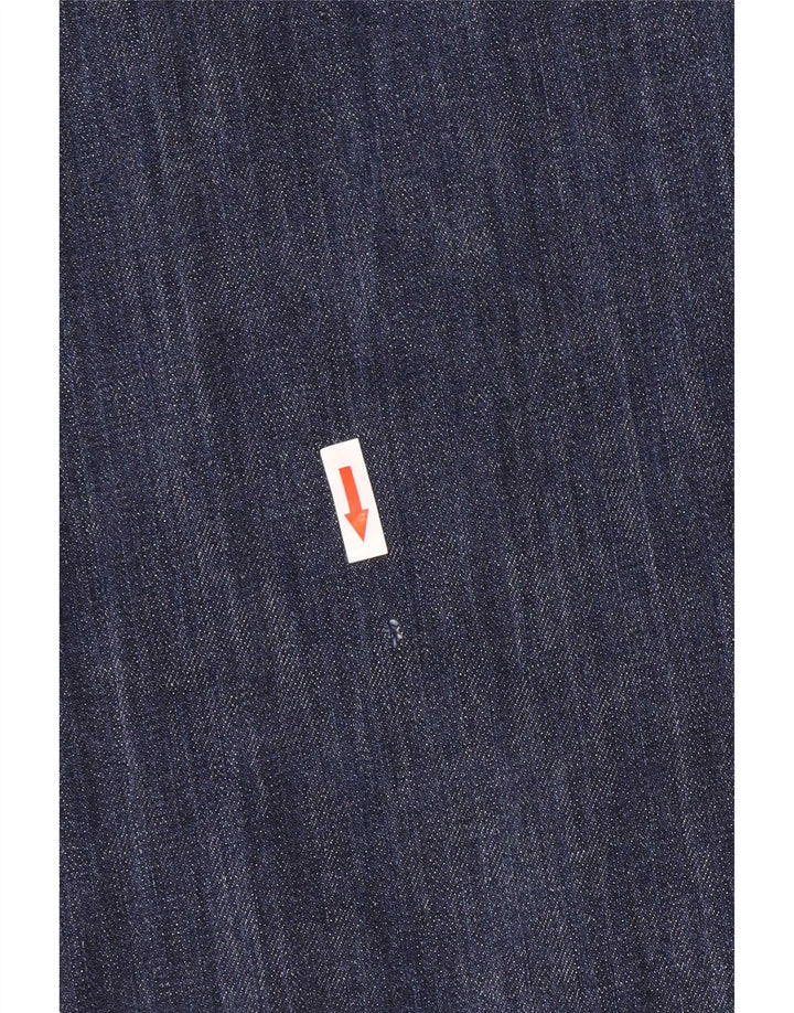 Levi's Masculino 501 Straight Jeans W36 L30 Azul Marinho Algodão