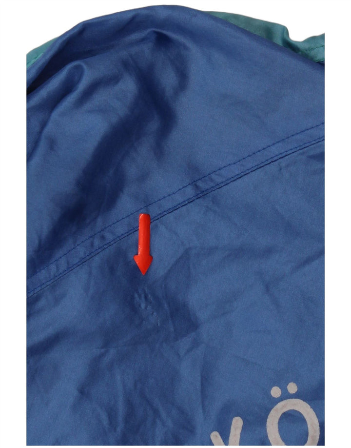 Erima Mens Graphic Loose Fit Treino Top Jaqueta Azul Médio Colourblock
