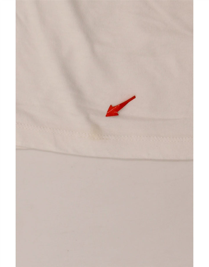 Camiseta masculina estampada padrão LEVI'S XL branca