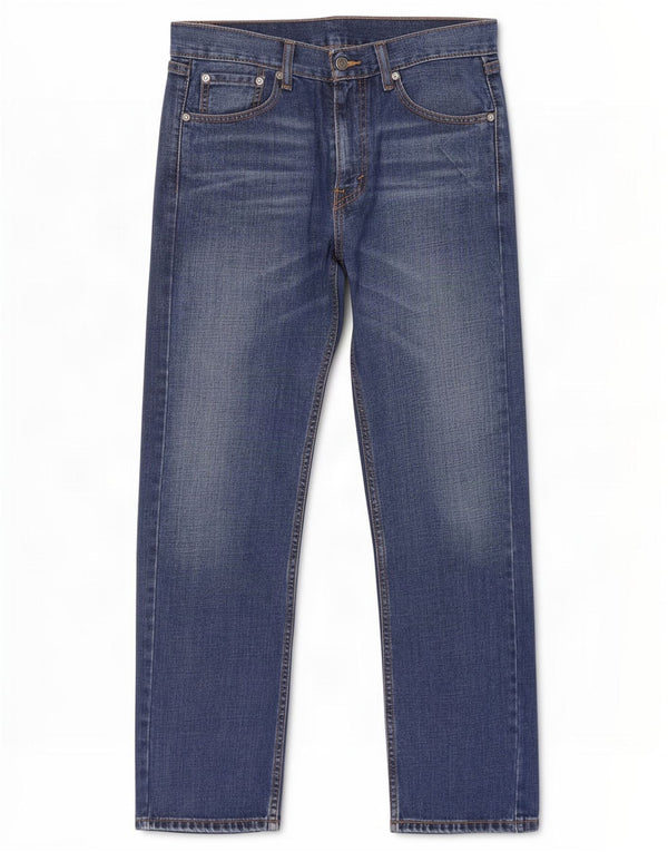 Levi's Masculino 505 Straight Jeans W30 L32 Azul Algodão