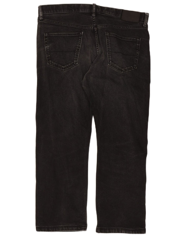 Jeans retos masculinos Marks & Spencer W36 L27 algodão preto