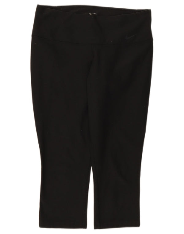 Leggings Nike Dri Fit Capri UK 8 Pequeno Poliéster Preto