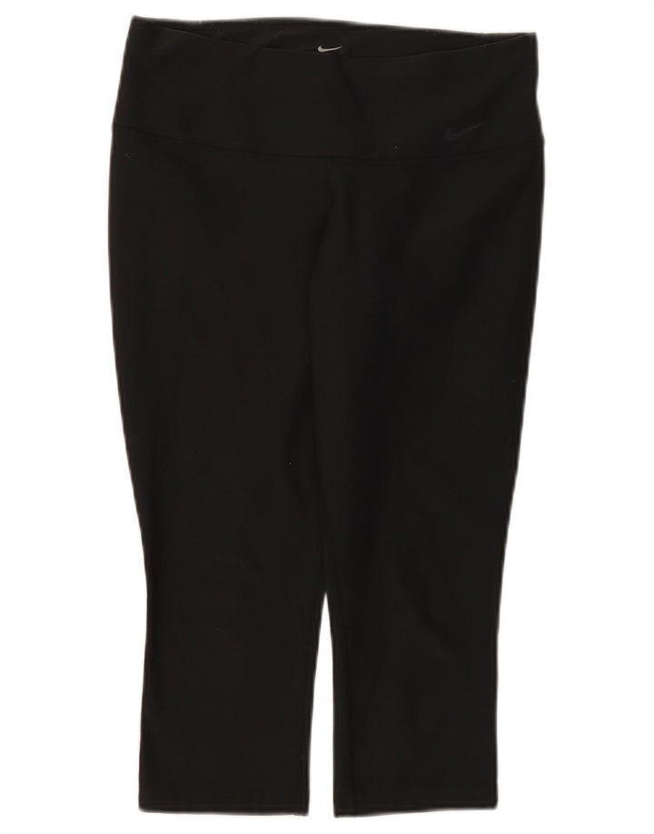 Leggings Nike Dri Fit Capri UK 8 Pequeno Poliéster Preto