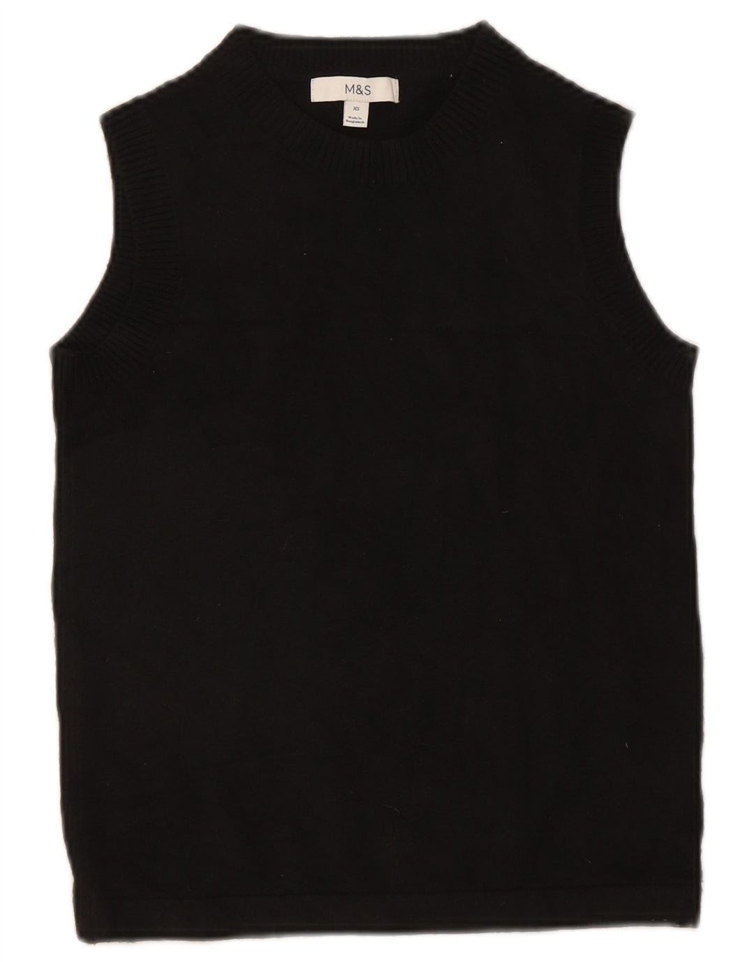 Regata feminina Marks & Spencer com colete UK 6 XS poliéster preto