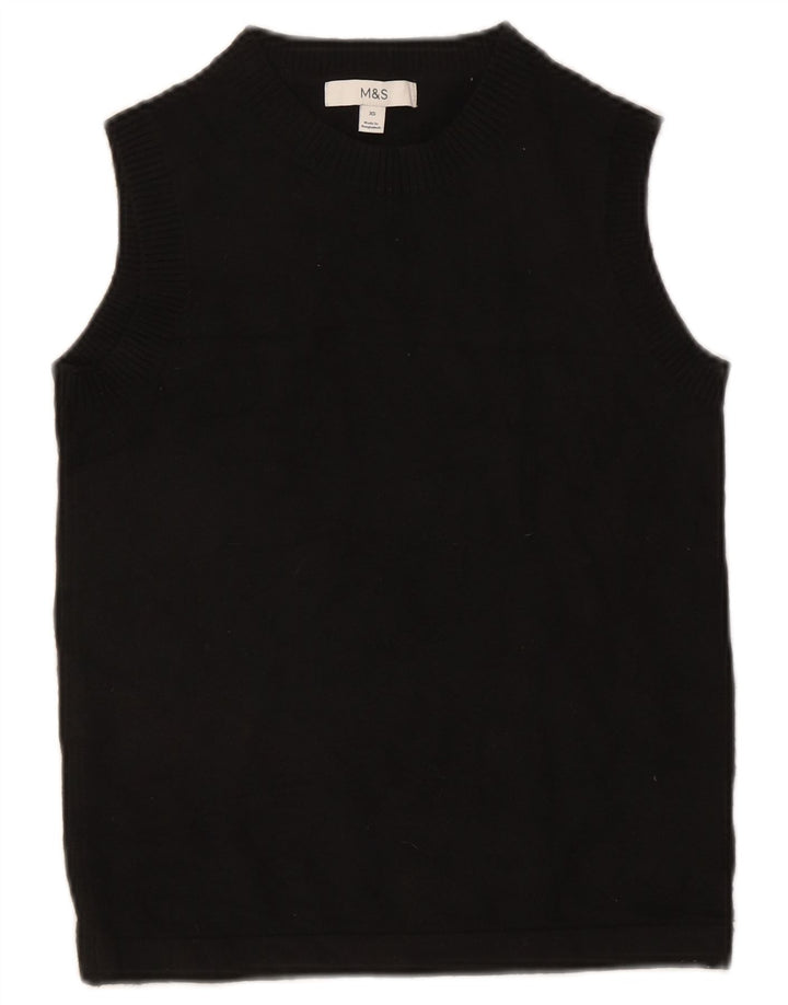 Regata feminina Marks & Spencer com colete UK 6 XS poliéster preto