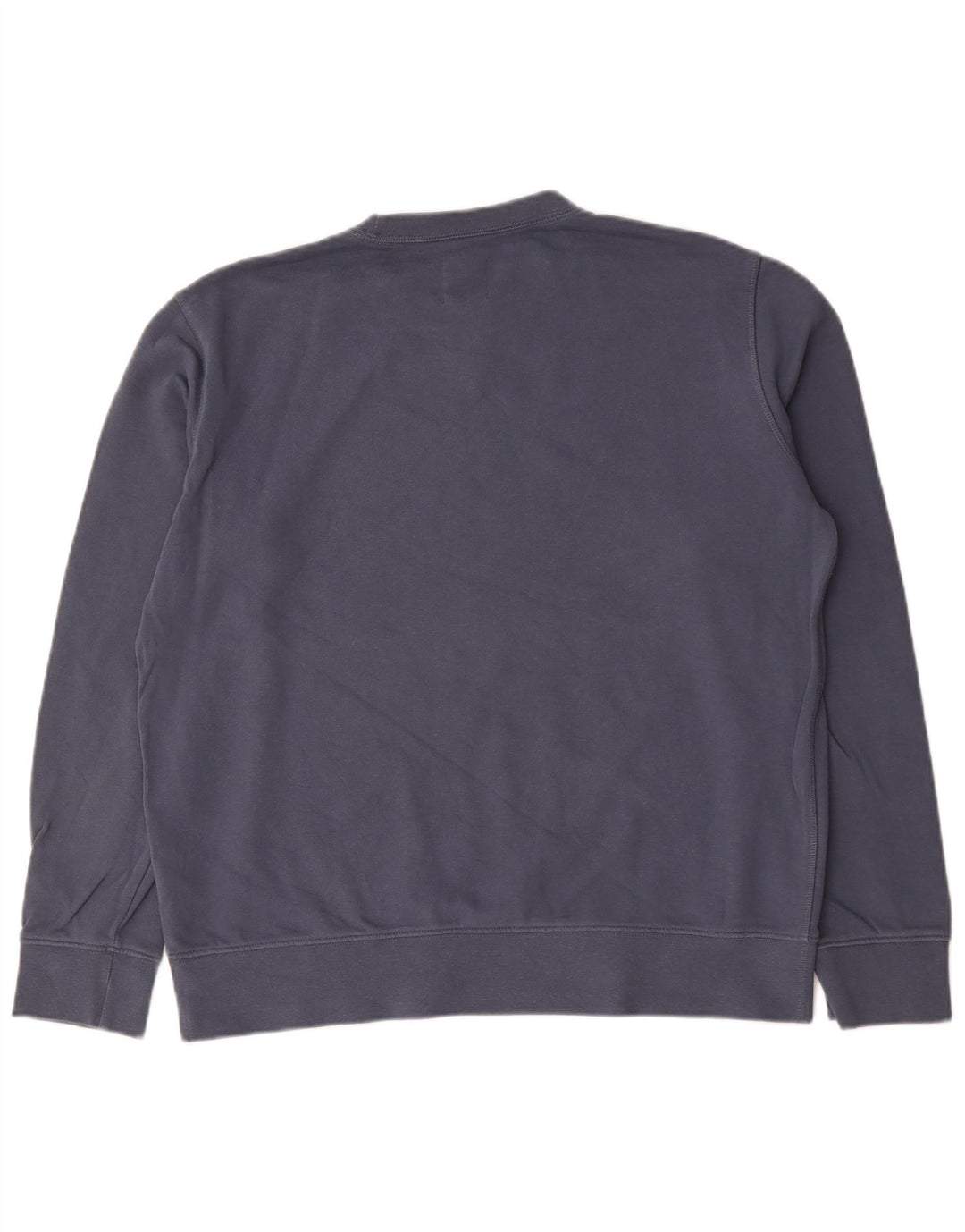 Suéter masculino Marks & Spencer grande algodão azul marinho