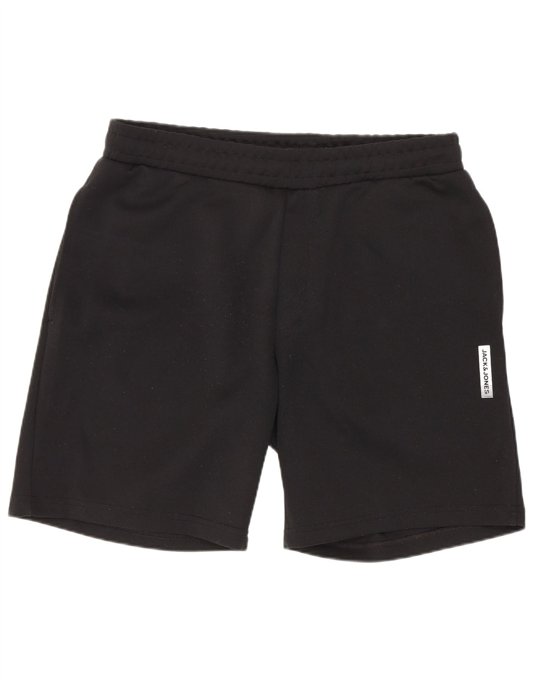 Shorts esportivos masculinos Jack & Jones Regular médio preto poliéster