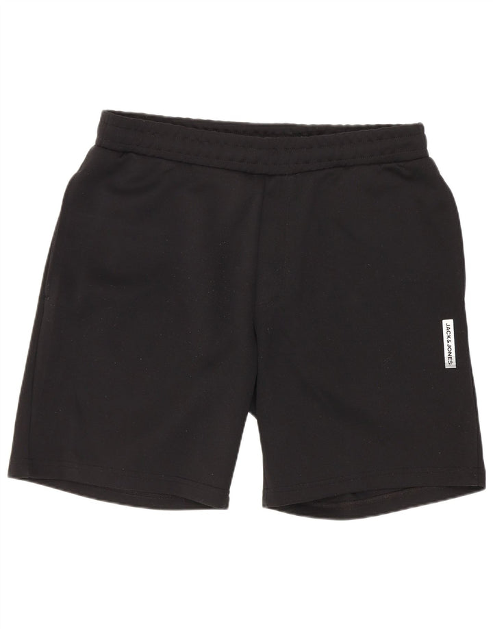 Shorts esportivos masculinos Jack & Jones Regular médio preto poliéster
