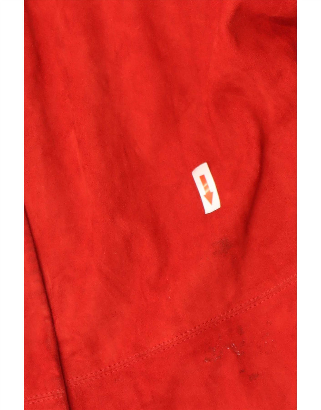 Camisa feminina de camurça Conbipel IT 44 couro vermelho médio
