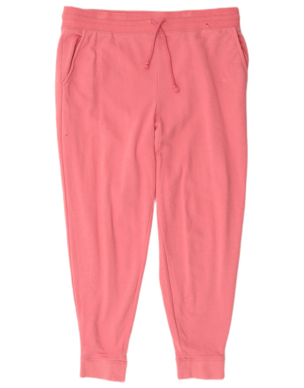Calça esportiva feminina Marks & Spencer Joggers Reino Unido 16 grande algodão rosa