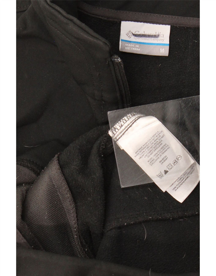 COLUMBIA Womens Omni-Shield Tracksuit Top Jacket UK 14 Médio Preto