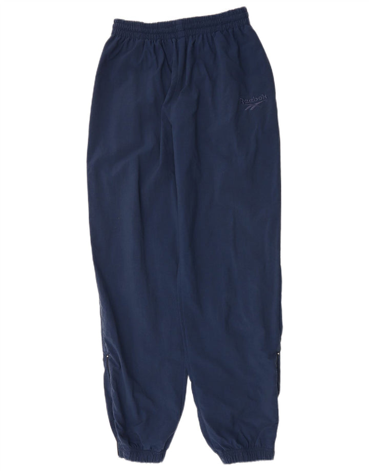 Calça de treino masculina Reebok Joggers médio azul marinho poliamida