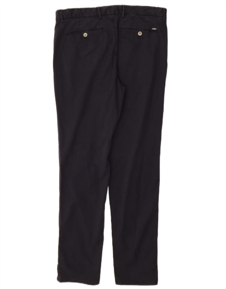 Calça Chino Masculina MASSIMO DUTTI Slim Fit UE 44 Grande W34 L32 Azul Marinho