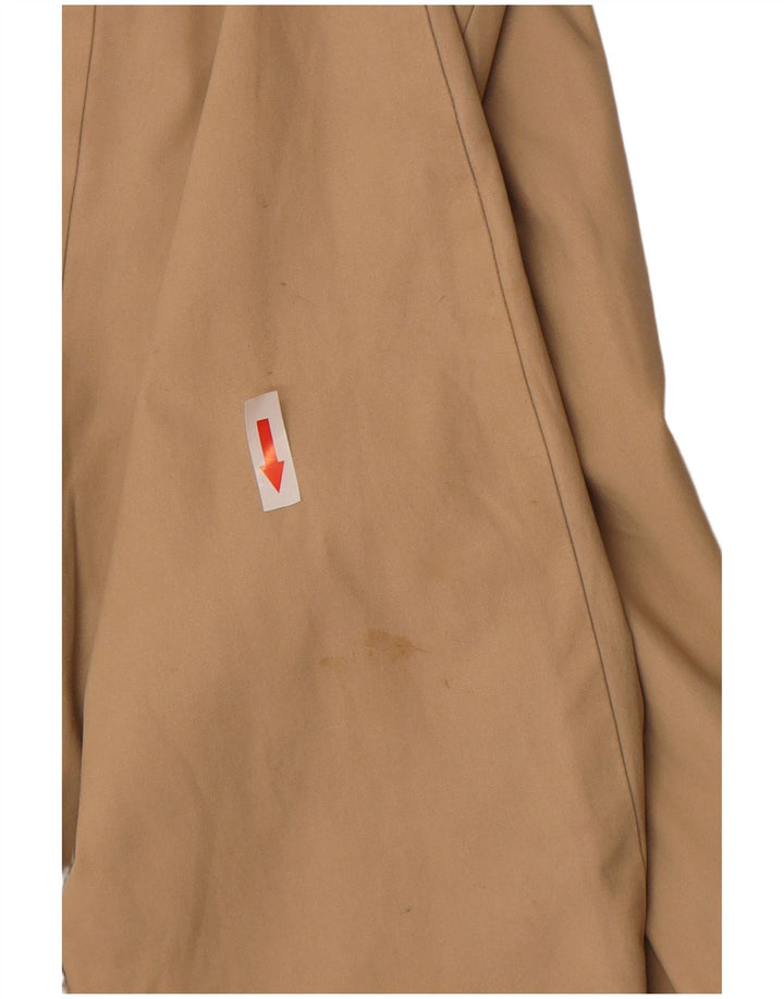 Cos Womens Trench Coat EU 38 Algodão Bege Médio