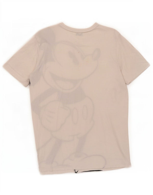 Benetton Camiseta Feminina Disney Graphic Top UK 14 Grande Algodão Branco