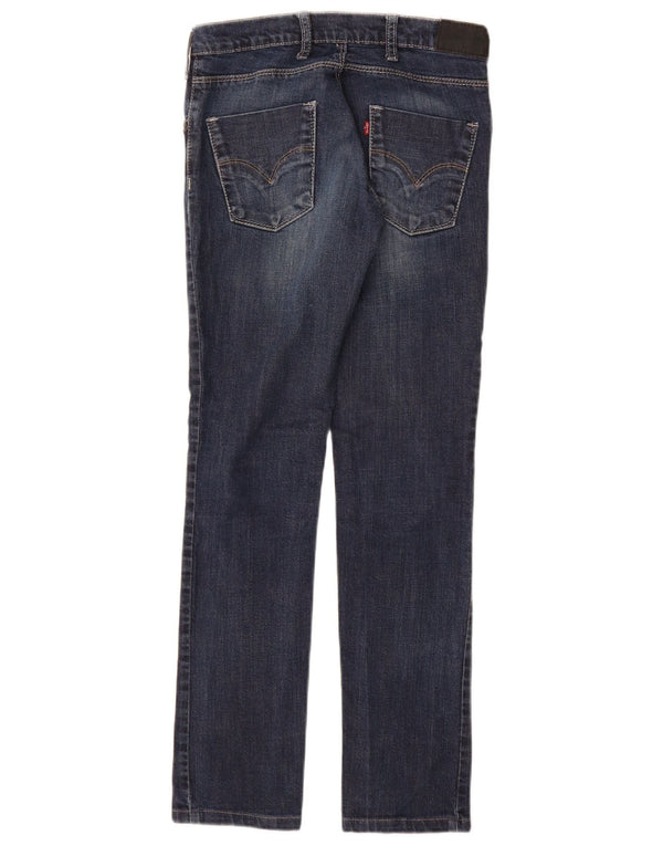 Jeans retos para meninas Levi's 13-14 anos W26 L28 azul marinho