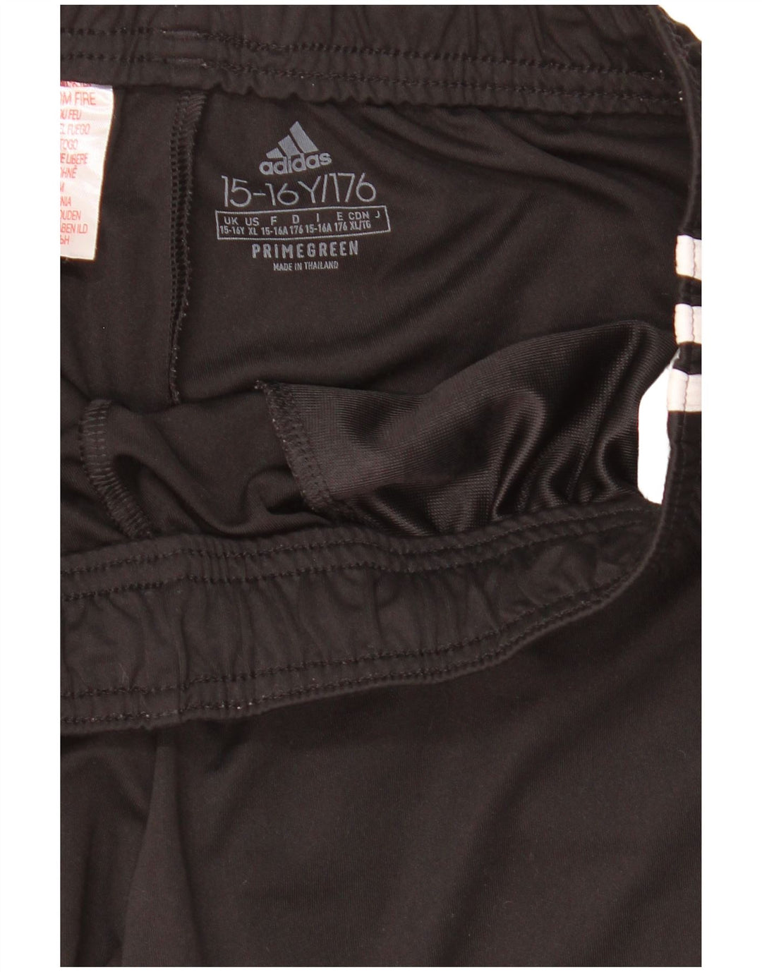 Shorts esportivos Adidas meninos 15-16 anos pretos