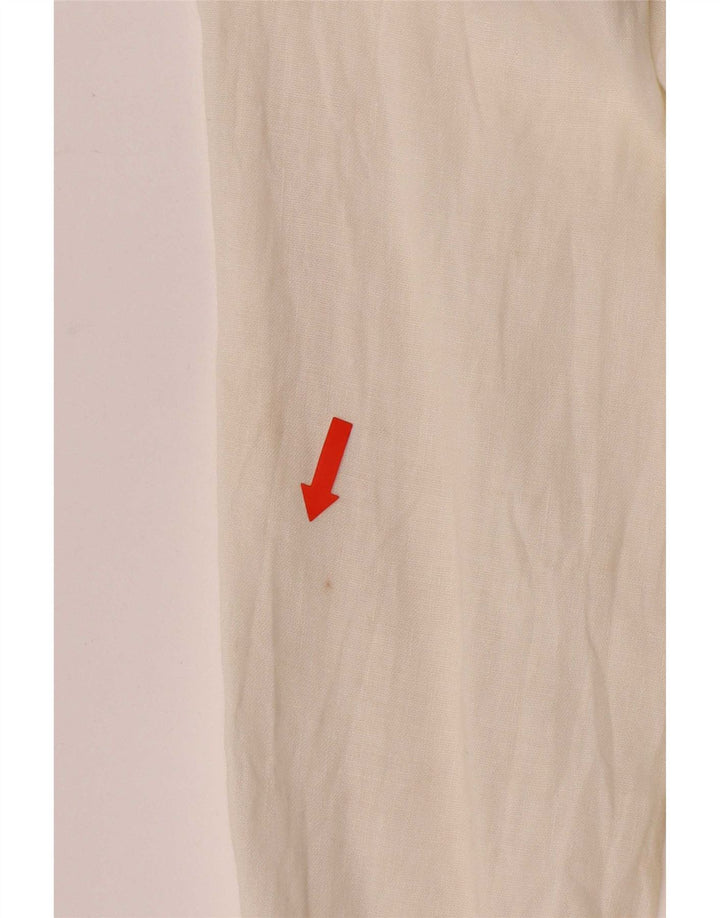 Jaqueta blazer feminina Marks & Spencer com 1 botão Reino Unido 18 XL branca