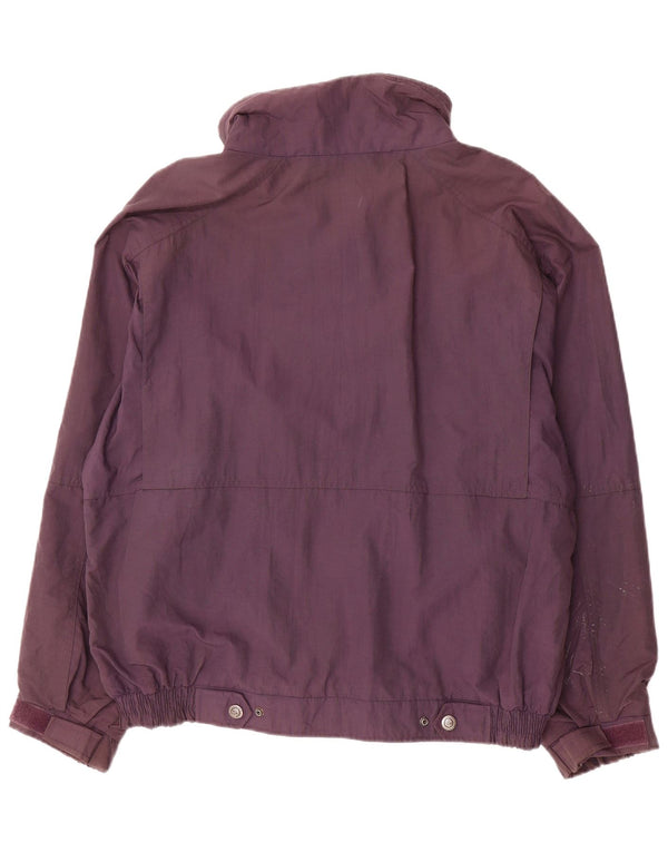 Columbia Mens Bomber Jacket UK 38 Nylon roxo médio