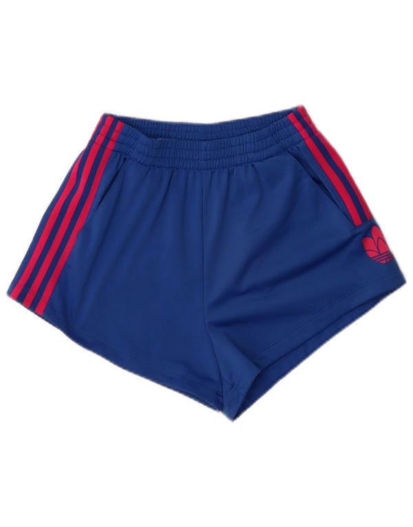 Adidas Womens Graphic Loose Fit Sport Shorts UK 8 XS Azul Esportes