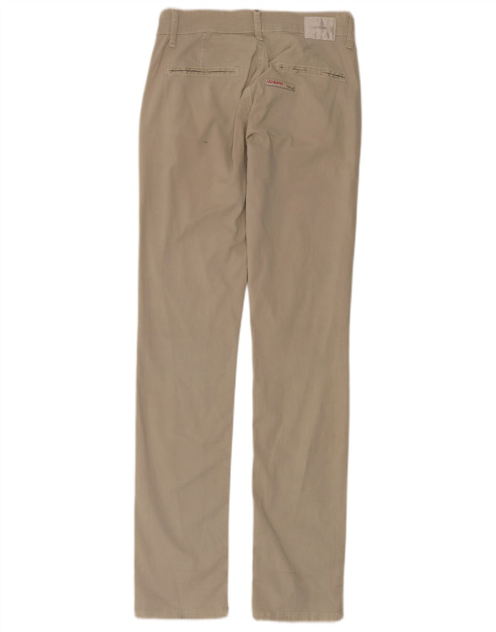 LIU JO Calça Chino Feminina Slim W28 L34 Bege