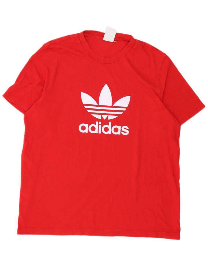 Camiseta Adidas Masculina Regular Graphic Top Grande Vermelho