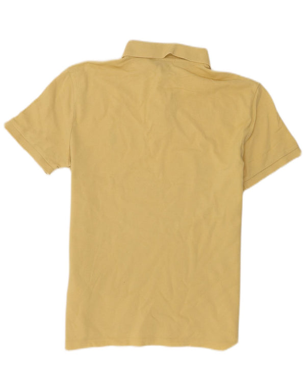 Polo Ralph Lauren Mens Custom Slim Fit Camisa Médio Algodão Amarelo