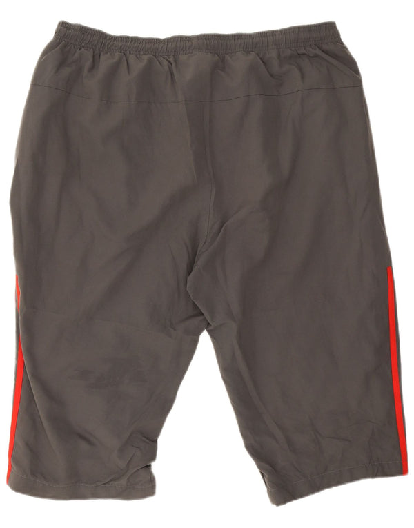 Shorts esportivos masculinos Adidas 2XL poliéster cinza