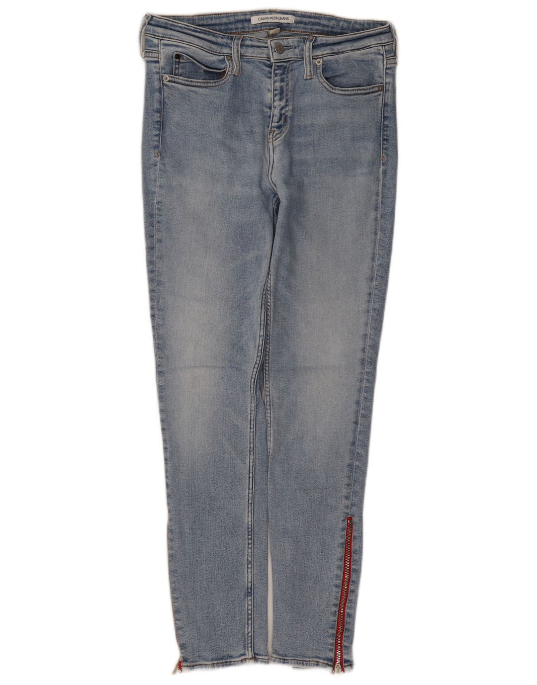 Calça jeans feminina CALVIN KLEIN W29 L28 azul algodão