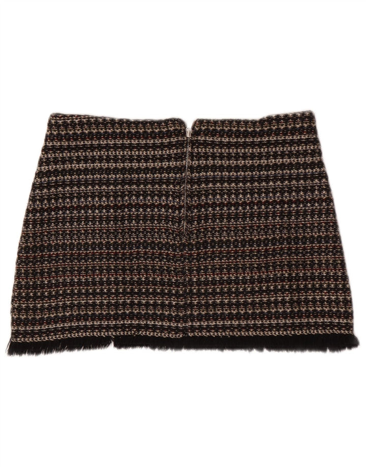 Zara Minissaia feminina Trafaluc média W28 listrada preta