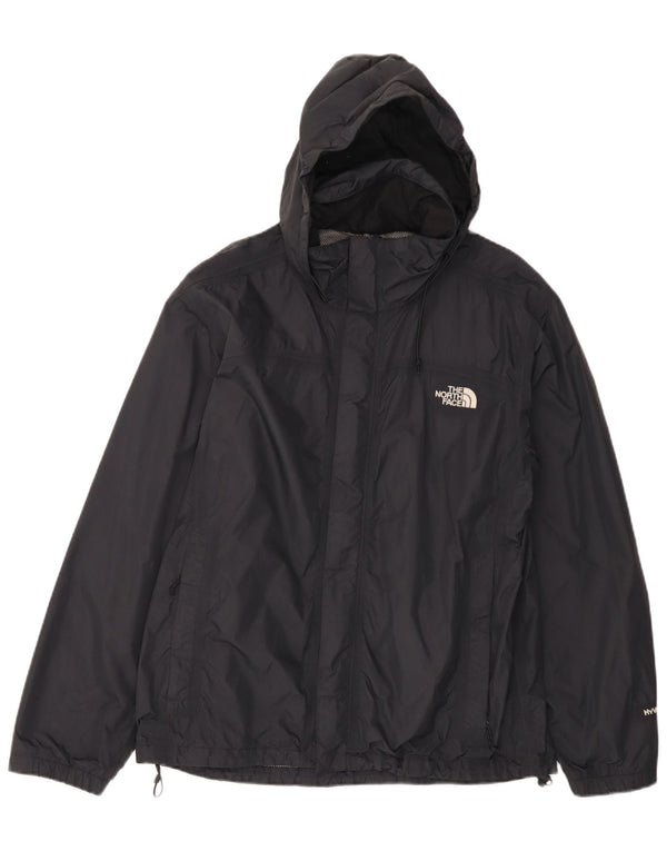 Jaqueta de chuva com capuz The North Face Mens Hyvent Reino Unido 38 Médio Preto Nylon