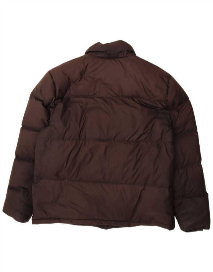 Jaqueta acolchoada masculina Adidas UK 40 grande poliéster preto