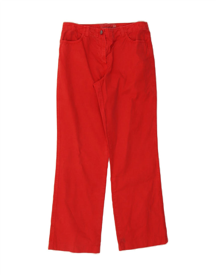 SERGIO TACCHINI Womens Straight Jeans W28 L28 Red Cotton Vintage Sergio Tacchini and Second-Hand Sergio Tacchini from Messina Hembry 