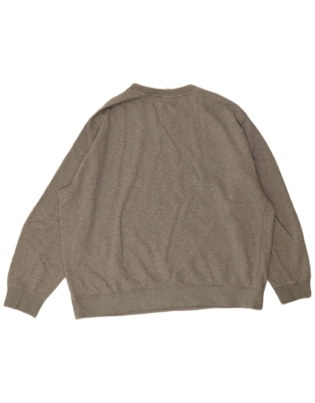 Moletom masculino Nike Jumper 2XL cinza manchado de algodão