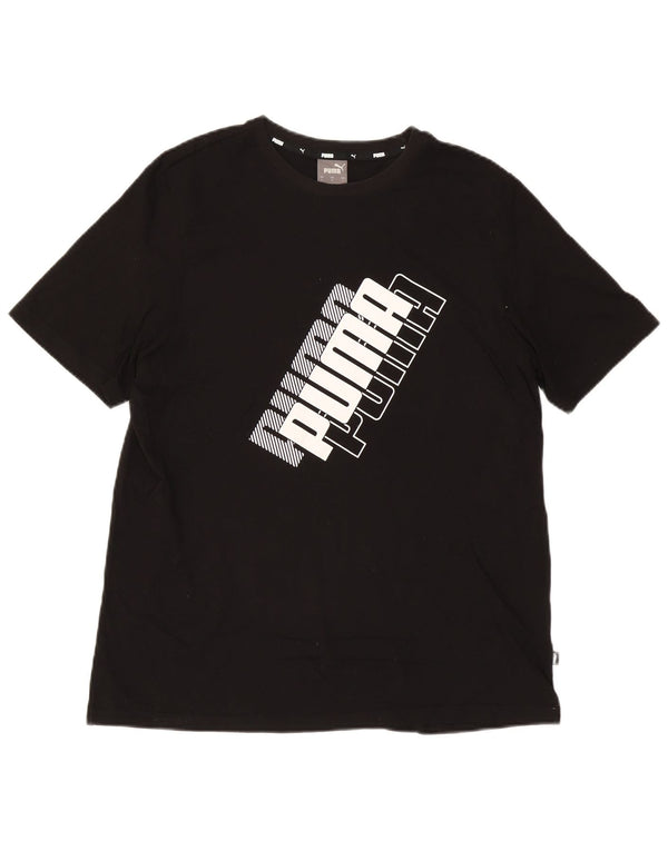 Puma Camiseta Masculina Graphic Top Grande Preto