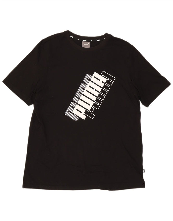 Puma Camiseta Masculina Graphic Top Grande Preto