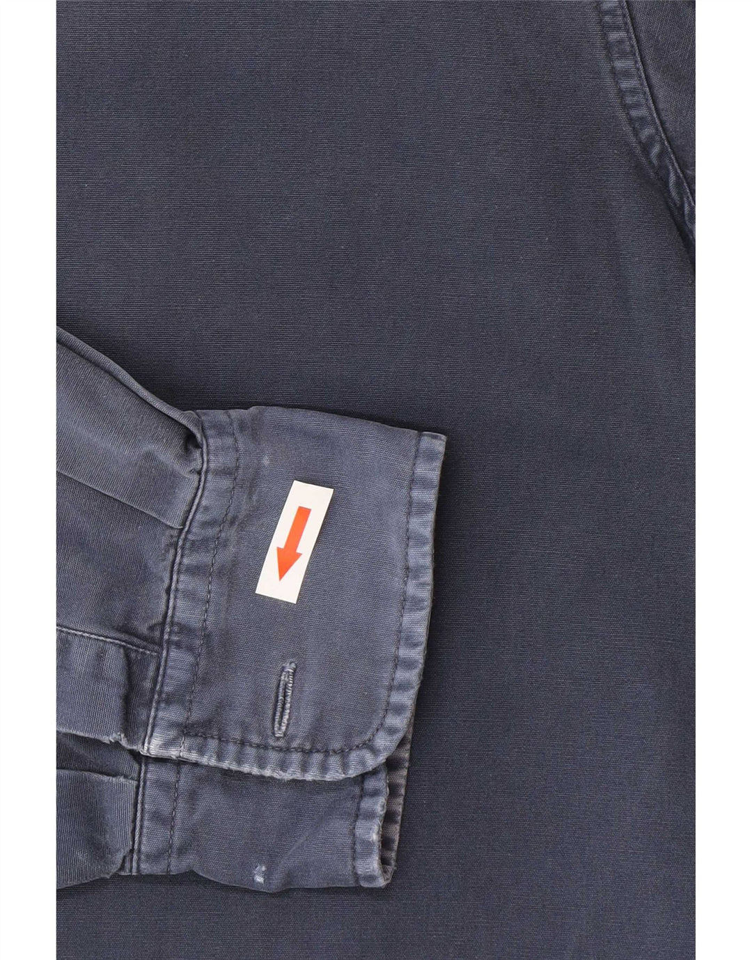 Schott Camisa masculina grande algodão azul