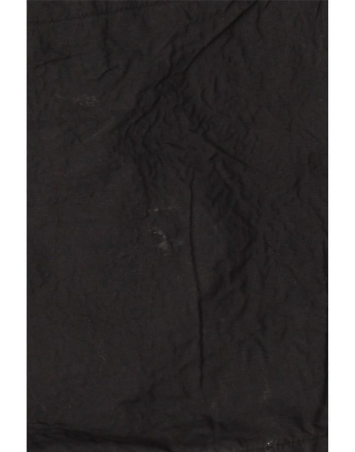 Jaqueta de chuva feminina com capuz Jack Wolfskin Reino Unido 16 grande poliamida preta