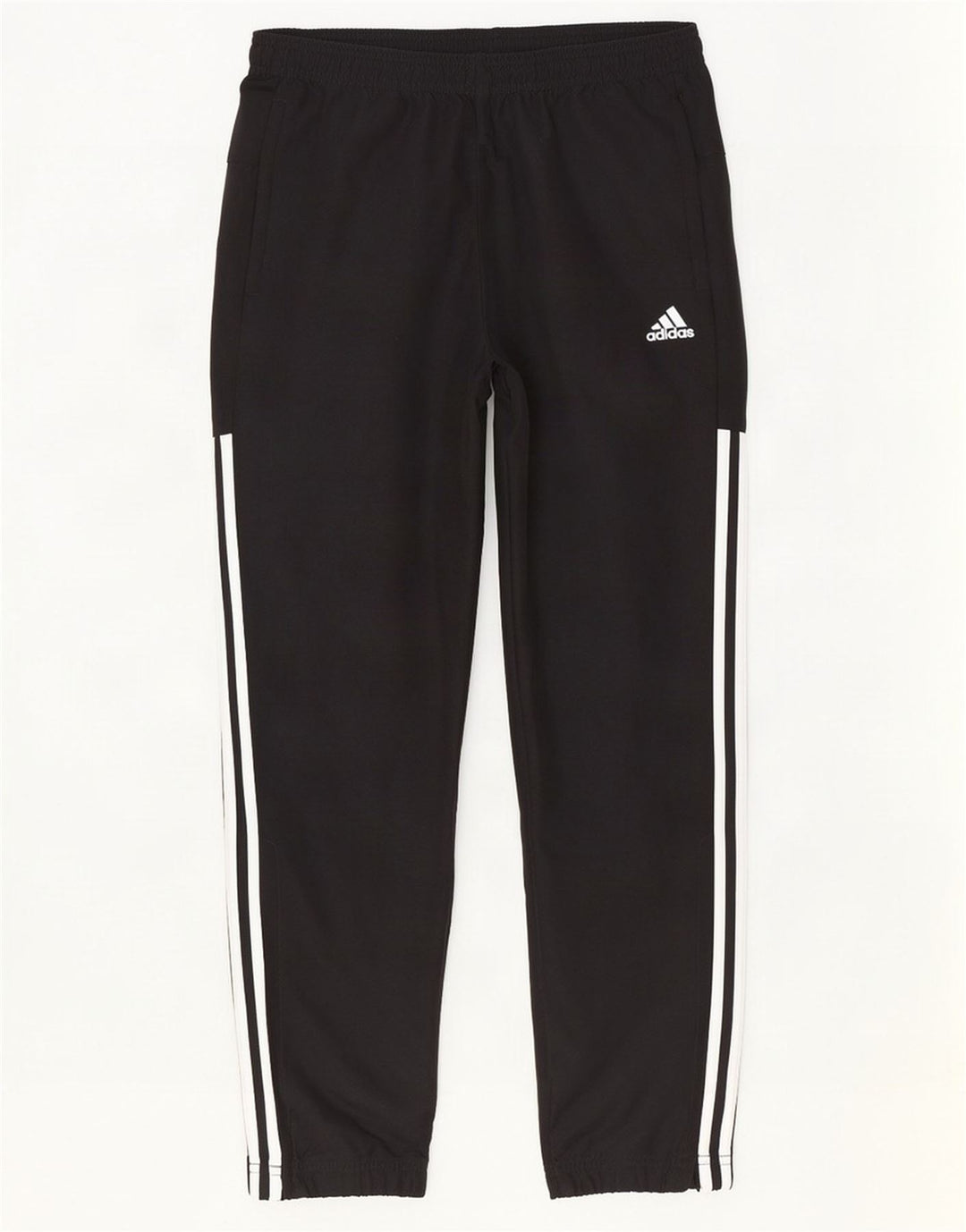 Adidas Mens Treino Calças Joggers Pequeno Poliéster Preto